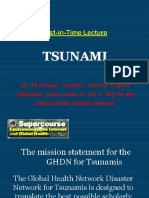 Tsunami: Just-in-Time Lecture