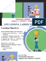 Life Lessons: Ladder To Success: Homeroom Guidance Quarter 2 - GRADE 8 - Module 4