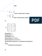 Contoh Soal Baris Dan Kolom