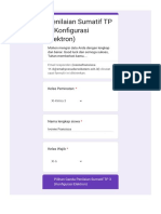 Penilaian Sumatif TP 3 (Konfigurasi Elektron)