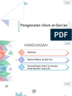 1.1 Pengenalan Ulum Al-Qur'an