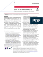 Use A "GHOST-CAP" in Acute Brain Injury: Editorial Open Access