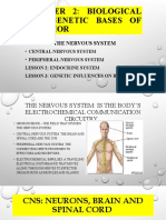 Chapter 2 - Biological and Genetic Bases of Behavior Lesson 1-3