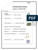 Final Exam Grade 1