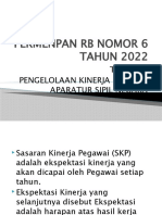 Permenpan RB Nomor 6 Tahun 2022