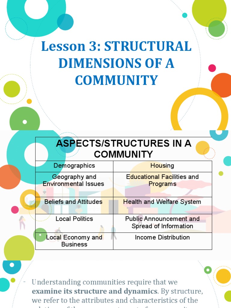Structural Dimensions of Community | PDF | Community | Leadership