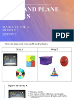 Solid and Plane Figures: Math 6, Quarter 1 Lesson 2