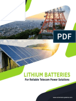Reliable Telecom Power Solutions with Lithium Batteries
