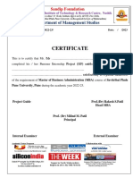 College Certificate For SIP