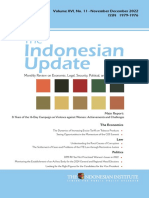 The Indonesian Update - Volume XVI, No.11 - November December 2022