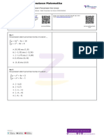 Tes Evaluasi - Sistem Persamaan Non Linear