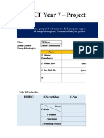 PROJECT - Employee Database For Year 7 Project 2022