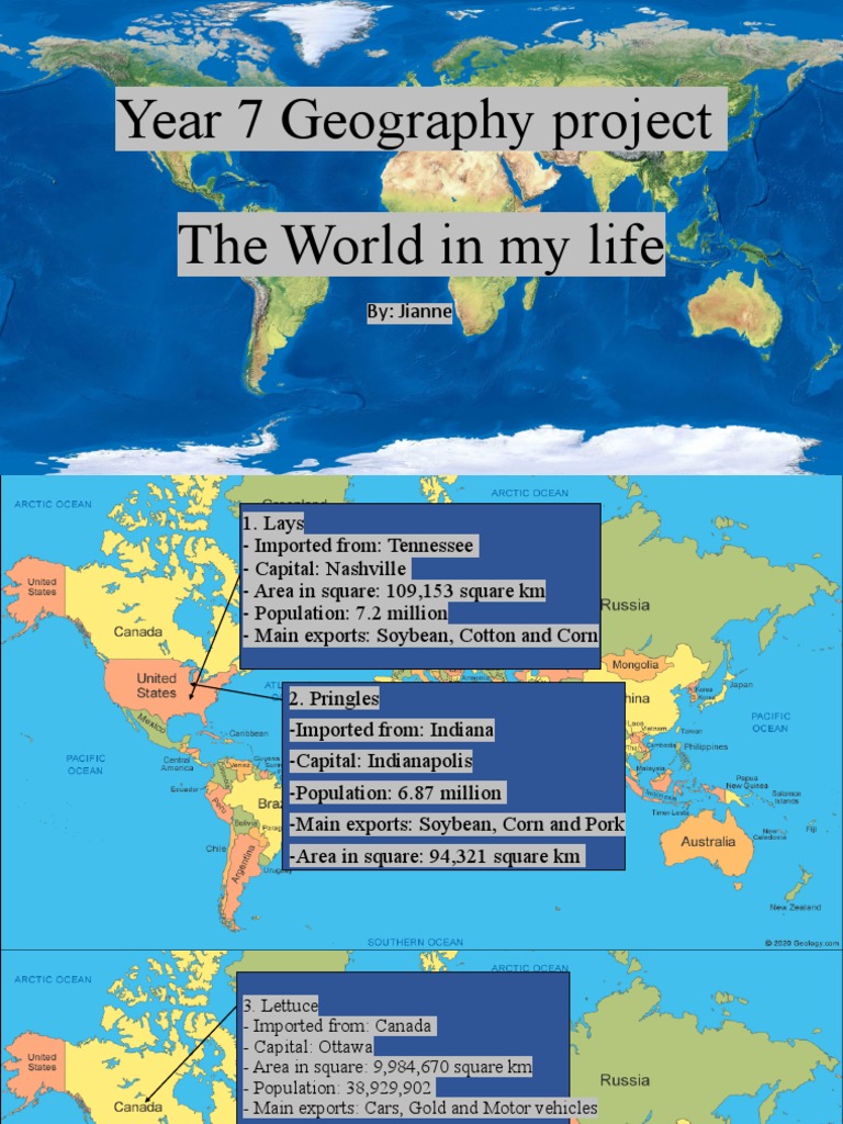 Year 7 Geography Project PDF