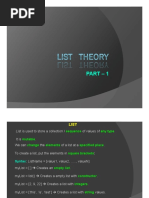 List Theory