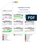 Calendario Escolar 2022-2023 Región de Murcia
