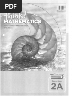 Think Mathematics Workbook 1A | PDF