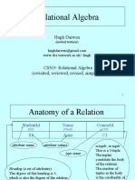 CS319 Relational Algebra