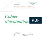 Cahier D'evaluation