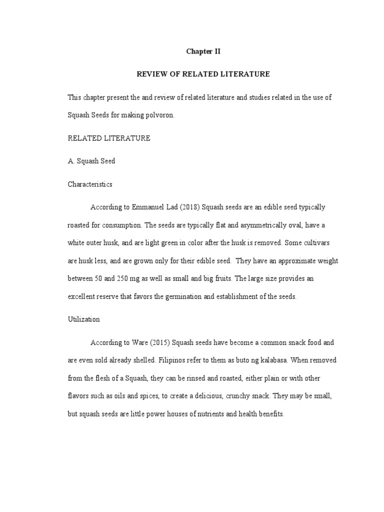 Chapter 2 Squash Seed Polvoron Bit FT 4a PDF Flour Nutrients