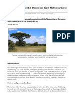 PlantLife Volume 54.4, December 2022. Mafikeng Game Reserve