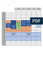 Emploi Du Temps 2022-2023