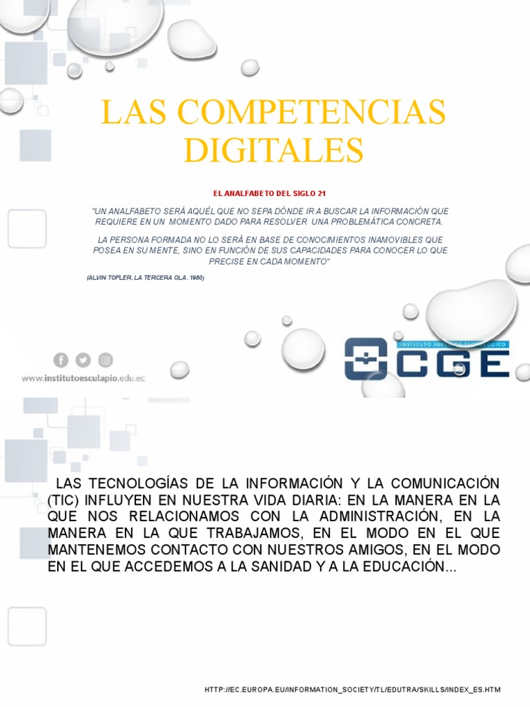 Alfabetización Digital y Competencias TIC | PDF | Tecnología de ...
