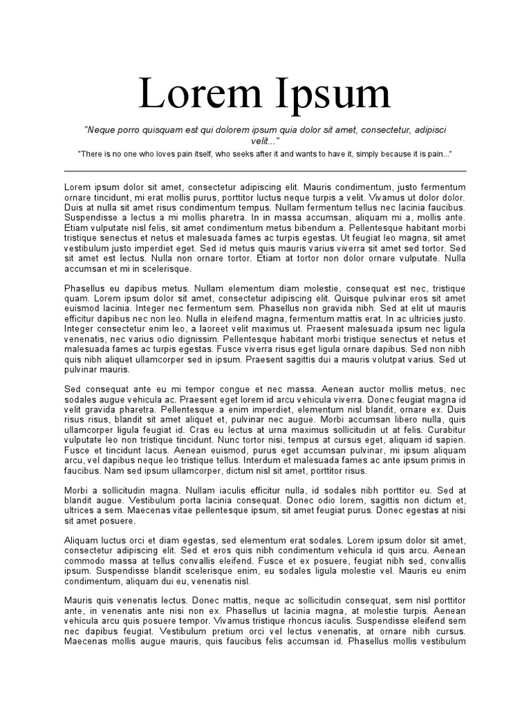 Lorem ipsum 25 paragraph pdf