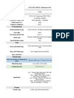 TATA Rigid Trucks Specifications