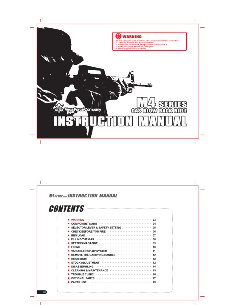 VFC m4 GBBR Manual | PDF