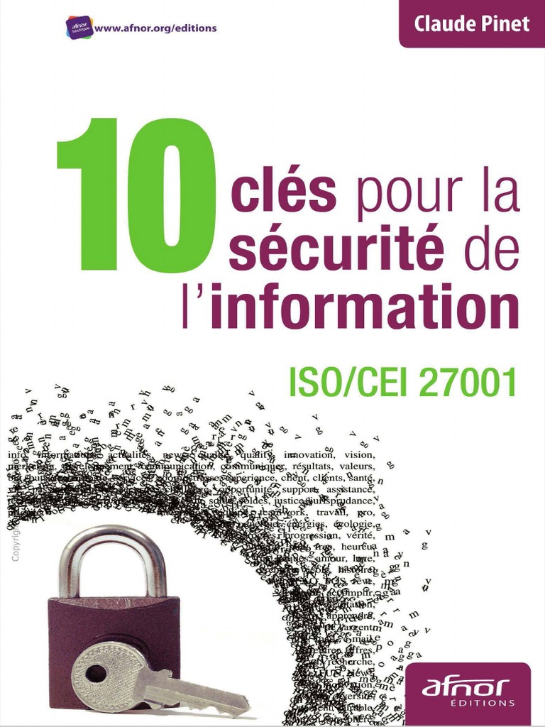 10 Clés Pour La Sécurité de L'information - Claude Pinet | PDF ...