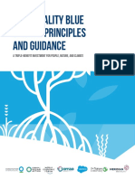 High Quality Blue Carbon Principles and Guidelines