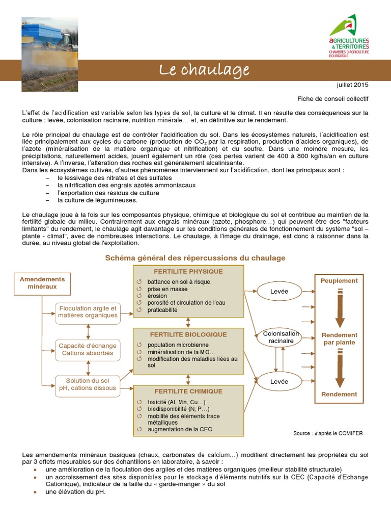 Impact du chaulage sur les sols | PDF | Sol (pédologie) | Fertilité des ...