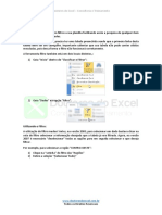 Consultoria e treinamento em filtros no Excel