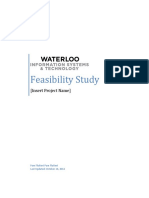 Template Feasibility Study