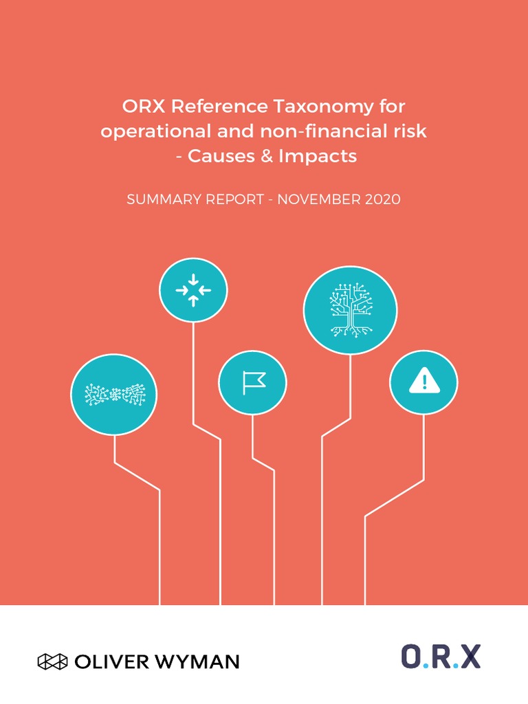 The Orx Reference Taxonomy For Operational And Non-Financial Risk – QCUJPI