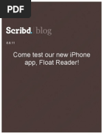 Download Come test our new iPhone app Scribd Blog 8811 by Scribd SN61891442 doc pdf