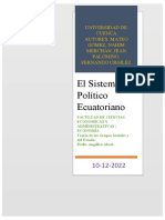 Sistema Político Ecuatoriano