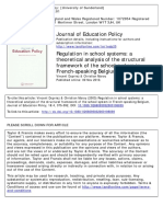 Dupriez2003 REGULATION SCHOOL SYSTEM