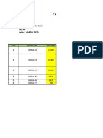 Cantidad de Acero SJ OP 01 20