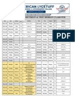 9th Test Session Schedule 2022-23 Jan Onwards 1