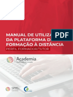 Guia para utilização da plataforma de formação à distância