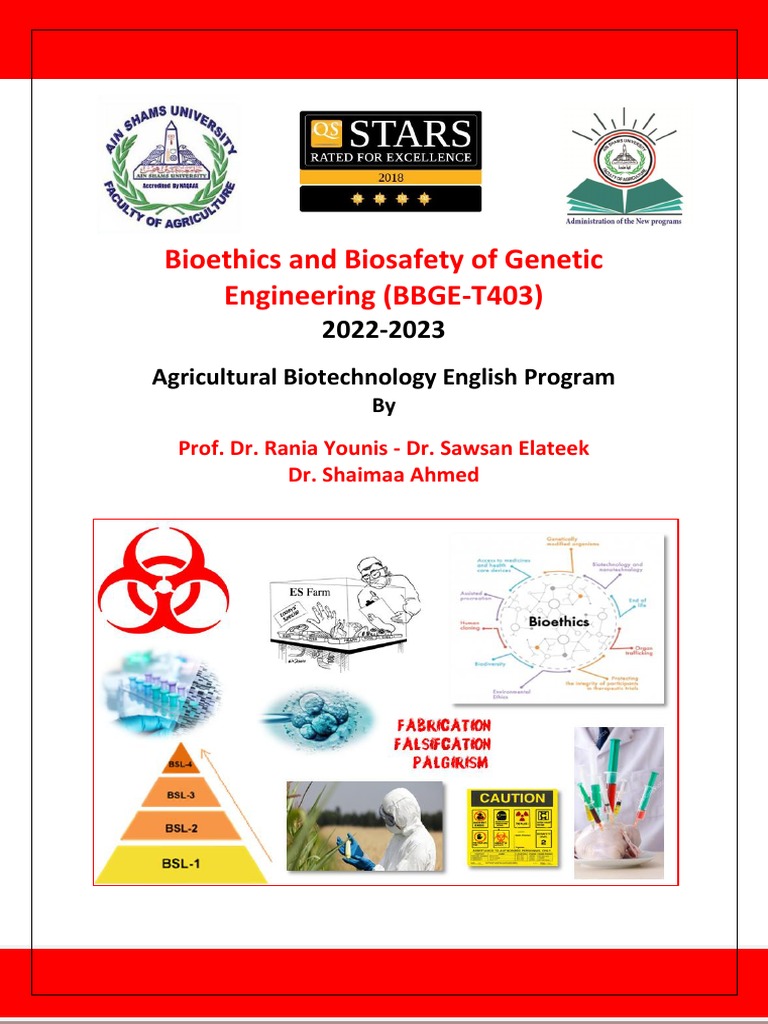 Bioethics and Biosafety in Genetic Engineering | PDF | Risk ...