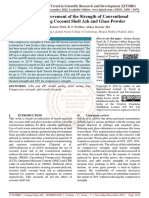 Study The Improvement of The Strength of Conventional Concrete Using Coconut Shell Ash and Glass Powder