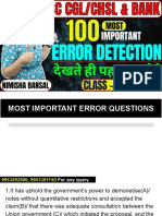 SSC CGL Error Detection 7 January 2023