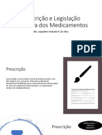 Prescrição e legislação brasileira dos medicamentos