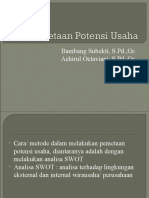 Pemetaan Potensi Usaha PT 3