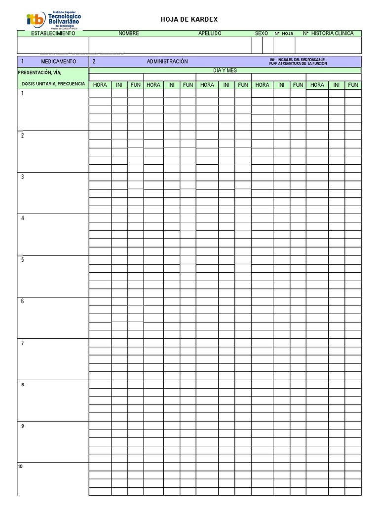 Kardex 1 | PDF