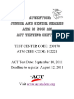 ACT Flyer