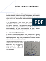 TEORÍA ELEMENTOS MÁQUINAS: TRIBOLOGÍA ROZAMIENTO SECO Y LUBRICACIÓN