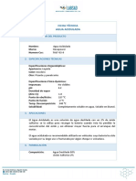 Ficha Técnica Agua Acidulada